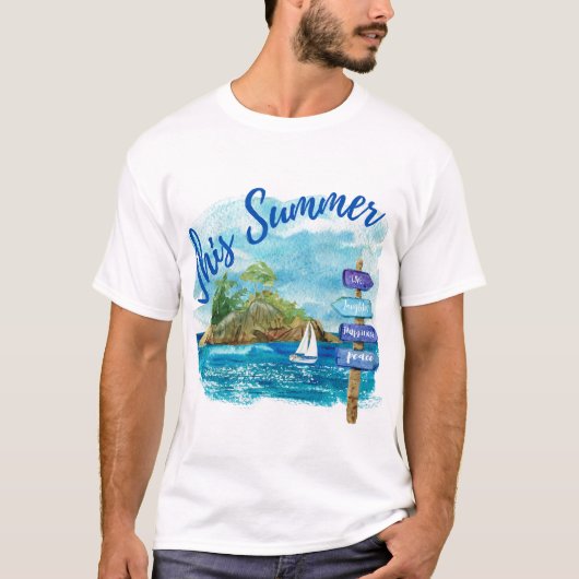 Deze zomer t-shirt (Voorkant)