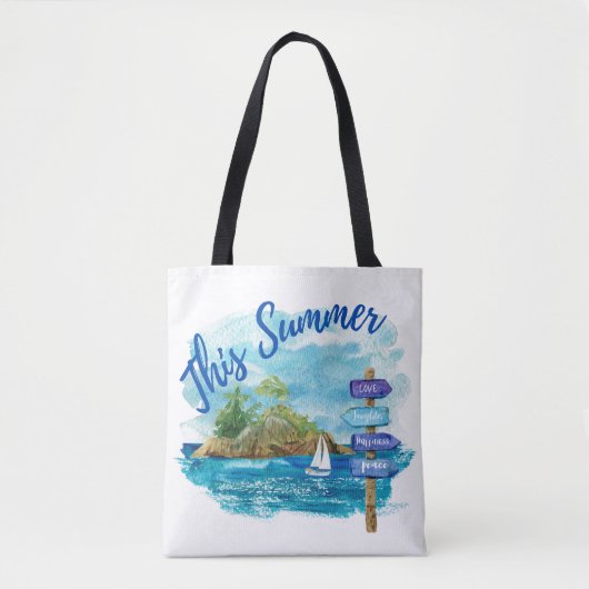 Deze zomer tote bag (Voorkant)