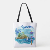 Deze zomer tote bag (Achterkant)