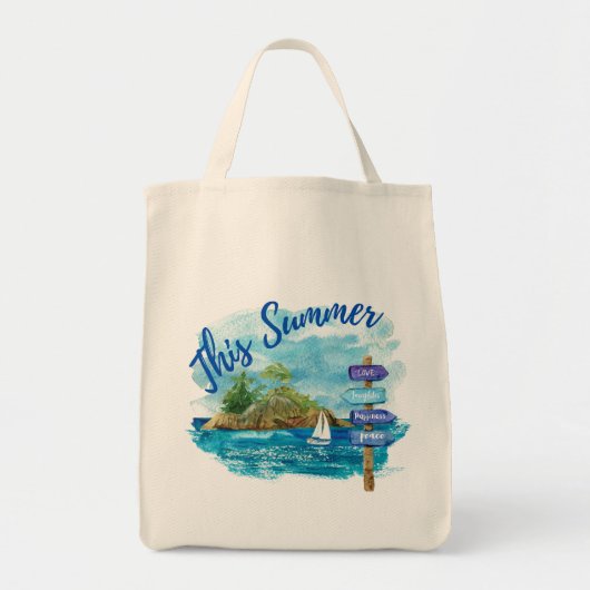 Deze zomer tote bag (Voorkant)