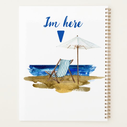 Deze zomerreis planner (Achterkant)