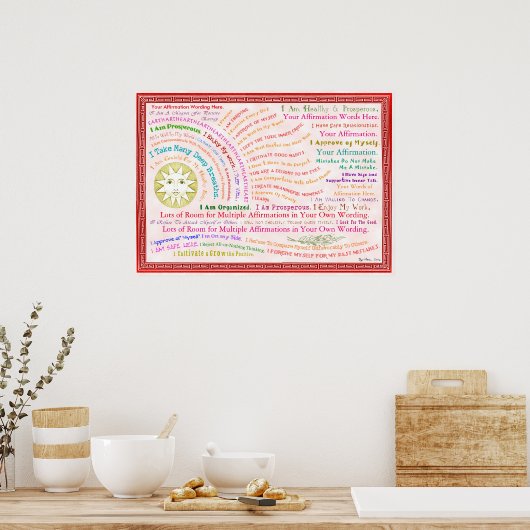 Deze zonnebrand aanpassen poster (Keuken)