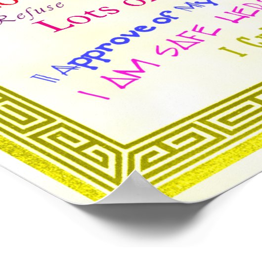 Deze zonnebrand aanpassen poster (Hoek)