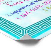 Deze zonnebrand aanpassen poster (Hoek)