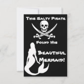 Deze zoute piraat vond zijn prachtige zeemeermin kaart (Voorkant)