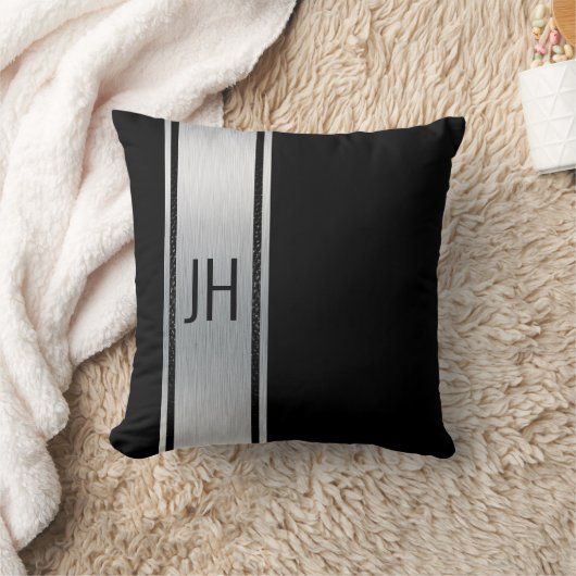 Deze zwart-wit edelman vrijgezellen kussenhoes kussen (Deken)