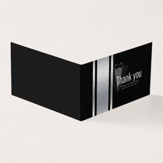 Deze zwarte en witte vlek-bachelorpartij kaart (Buitenkant)