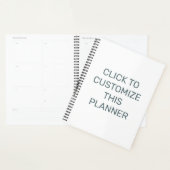 Deze zwarte spiraalplank aanpassen planner (Display)