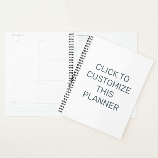 Deze zwarte spiraalplank aanpassen planner (Display)