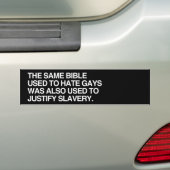 DEZELFDE BIBEL - .png Bumpersticker (Op auto)