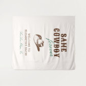 Dezelfde Cowboy voor altijd Meisjesweekend Wandkleed (Voorkant (horizontaal))