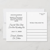 Dezelfde Liefde Verschillende Datum Trouwharten Gr Save The Date (Achterkant)