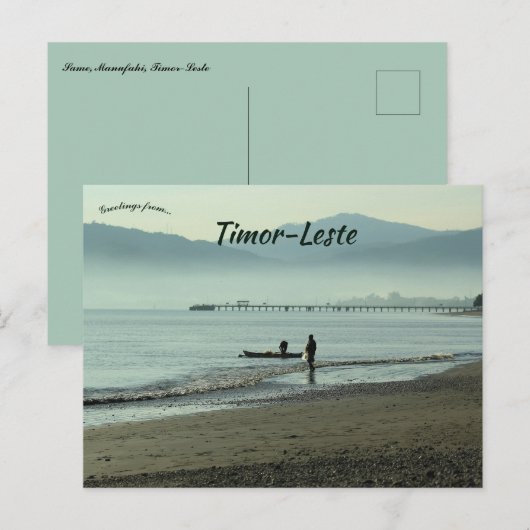 Dezelfde Manufahi Timor-Leste Briefkaart (Voorkant / Achterkant)