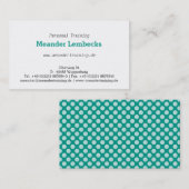 Dezent mit Punkt Visitekaartje (Voorkant / Achterkant)