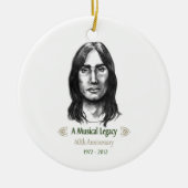 DF 40e Jubileum Herdenkingsornament Keramisch Ornament (Voorkant)