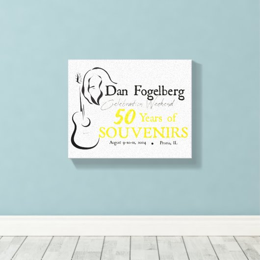 DF Celebration Weekend 2024 Canvas Print (Insitu (Houten vloer))