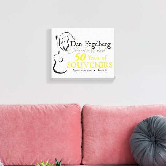 DF Celebration Weekend 2024 Canvas Print (Insitu (Woonkamer))