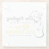 DF Celebration Weekend 2024 Onderzetter Glazen Onderzetter (Achterkant)