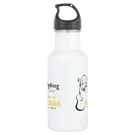 DF Celebration Weekend 2024 Waterfles Wit Waterfles (Achterkant)