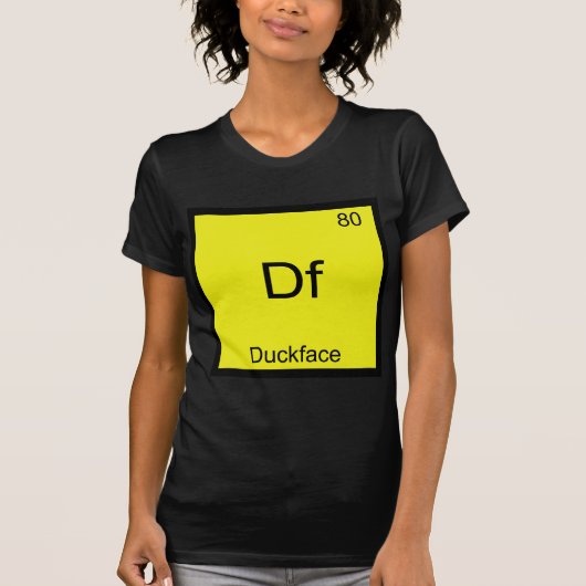 Df - Eendengezicht Element Symbool Meme Grappige C T-shirt (Voorkant)