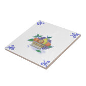 DFB10 — Ontwerpkeramisch tapijtschelp voor delft-f Tegeltje (Zijkant)