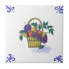 DFB11 Ontwerpkeramisch tapijtschelp voor delft-fru Tegeltje