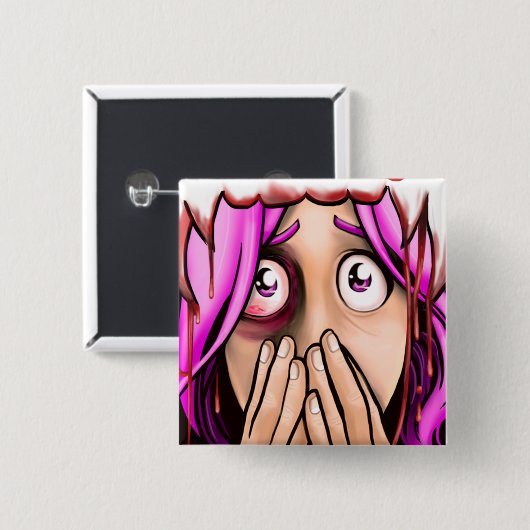 DFD Square Button - Dawn (Voorkant /achterkant)