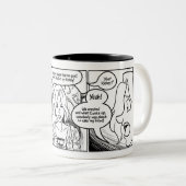 DFD Teatime met Mister Weston Tweekleurige Koffiemok (Voorkant rechts)