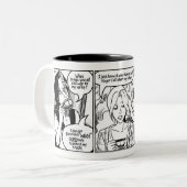 DFD Teatime met Mister Weston Tweekleurige Koffiemok (Voorkant links)