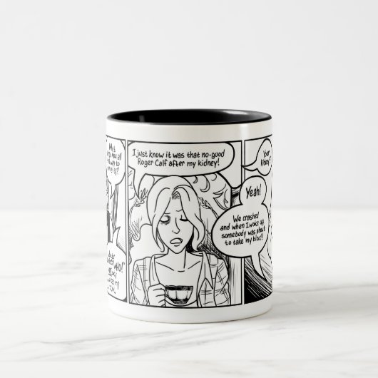 DFD Teatime met Mister Weston Tweekleurige Koffiemok (Center)