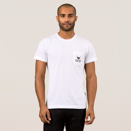 DFS White Pocket T-Shirt (Voorkant volledig)