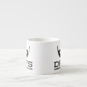 DFS witte espresso mok (Voorkant)