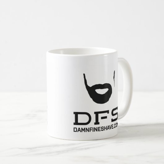 DFS witte koffie mok (Voorkant rechts)