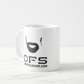 DFS witte koffie mok (Voorkant links)