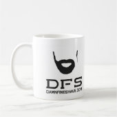 DFS witte koffie mok (Links)