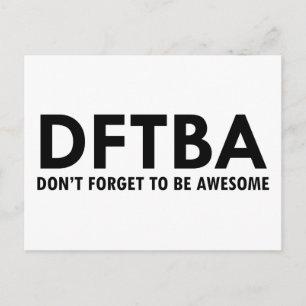 DFTBA BRIEFKAART