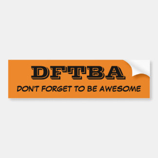 DFTBA BUMPERSTICKER