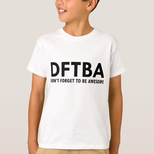 DFTBA T-SHIRT (Voorkant)