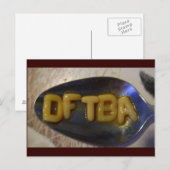 DFTBAlphabet Soup Briefkaart (Voorkant / Achterkant)