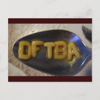 DFTBAlphabet Soup Briefkaart