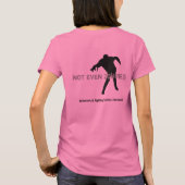 DFTZ shirt, vrees niets T-shirt (Achterkant)