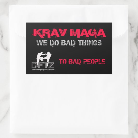 DFTZ STICKER KRAV MAGA (Tas)