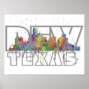 DFW TEXAS - Poster