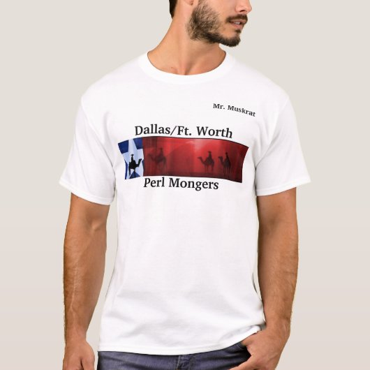 dfwpm, PERL MONGERS, DALLAS/FT. WORTH (3) T-shirt (Voorkant)
