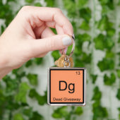 Dg - Dode Giveaway Chemie Elementsymbool Meme T Sleutelhanger (Hand)
