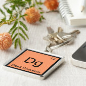 Dg - Dode Giveaway Chemie Elementsymbool Meme T Sleutelhanger (Zijkant)