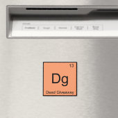 Dg - Dode Giveaway Scheikunde Element Symbool Meme Magneet (Insitu (Vaatwasser))