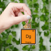 Dg - Dogme 95 Grappig Chemie Element Symbool T-shi Sleutelhanger (Hand)