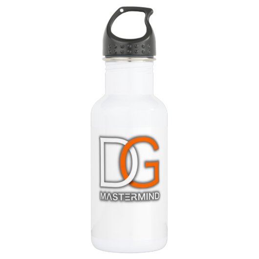 DG Mastermind Witte Waterfles Waterfles (Voorkant)