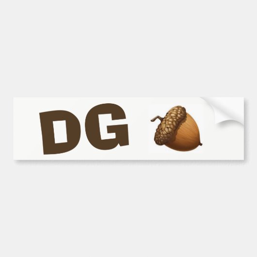 DG Nut sticker (Voorkant)